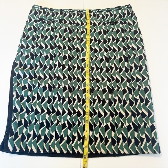M by Missoni Dual Zipper Green Black Pencil Skirt - Italian 44 / US 8 - Picture 14 of 15